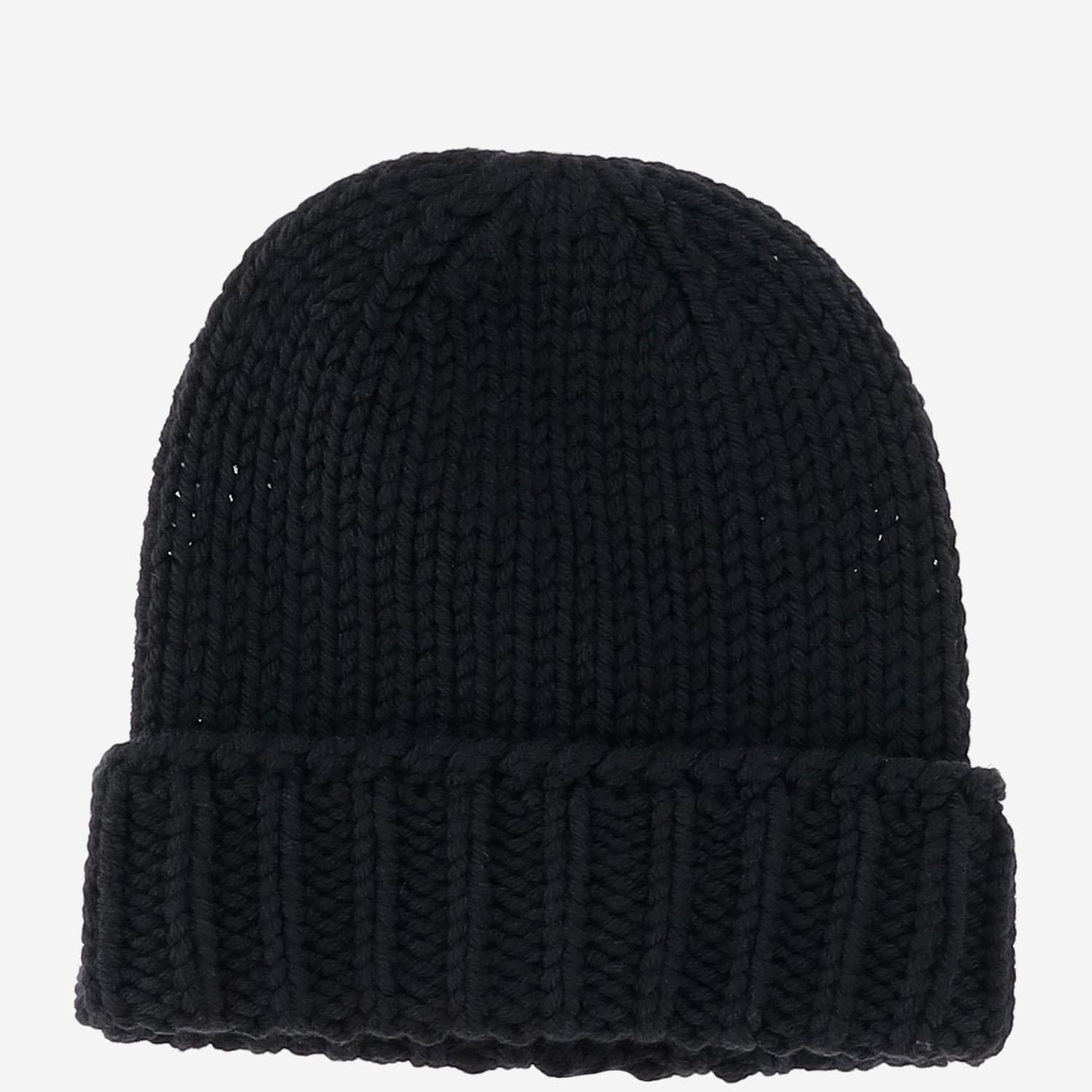 BEANIE IN LANA CON LOGO 3B00026M1172 999 MONCLER ENFANTS 