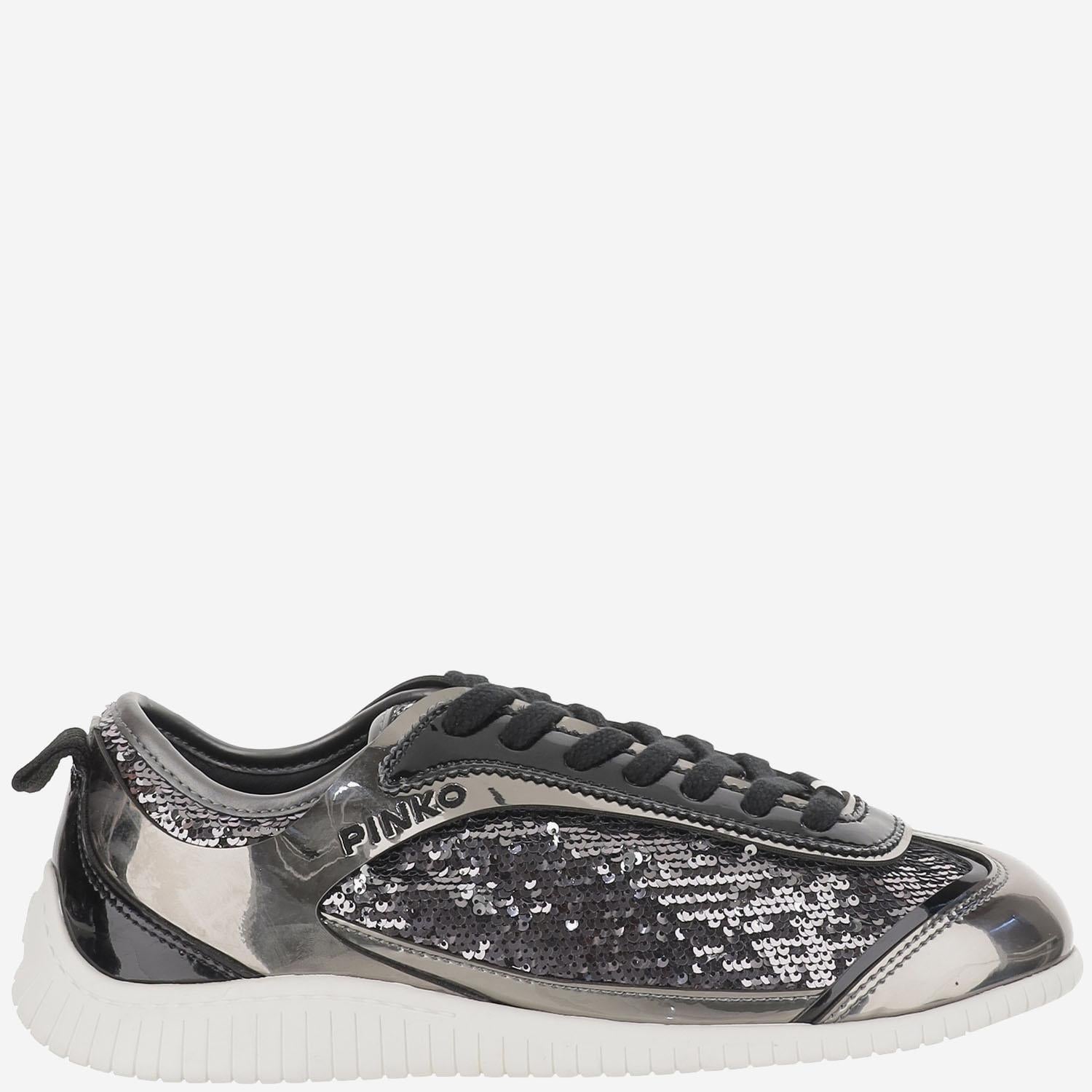 SNEAKRES REBY 10 CON PAILLETTES SS0123 T046KZ7 PINKO 