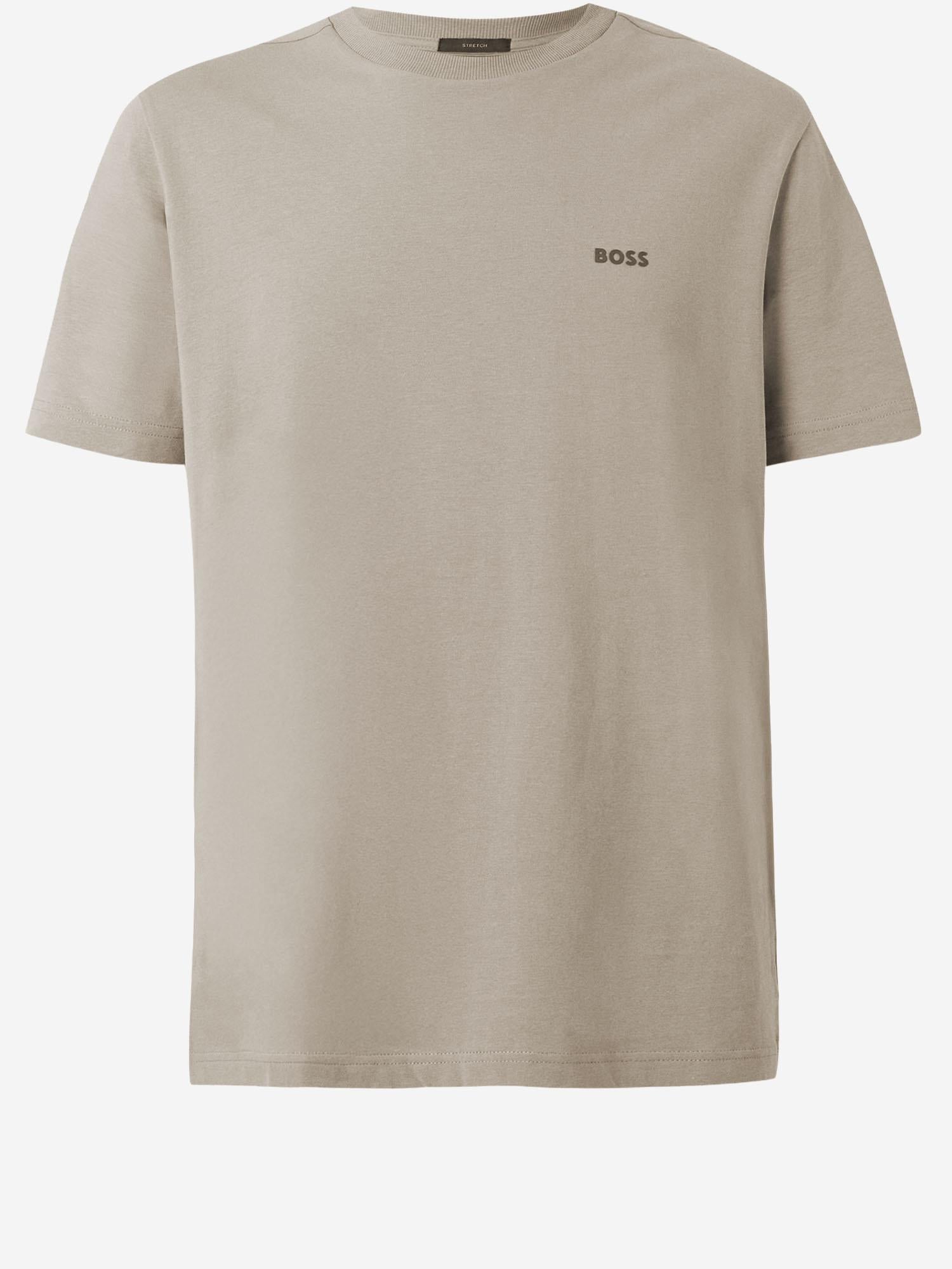 T-SHIRT IN COTONE STRETCH CON LOGO 50506373 275 HUGO BOSS 