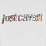 T-SHIRT IN COTONE CON LOGO 80PAHT03 CJ500003 JUST CAVALLI 