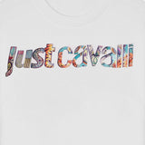 T-SHIRT IN COTONE CON LOGO 80PAHT03 CJ500003 JUST CAVALLI 