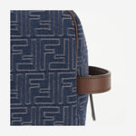 Pochette in cotone con motivo FF 7N0141 AUGOF1SCG FENDI 