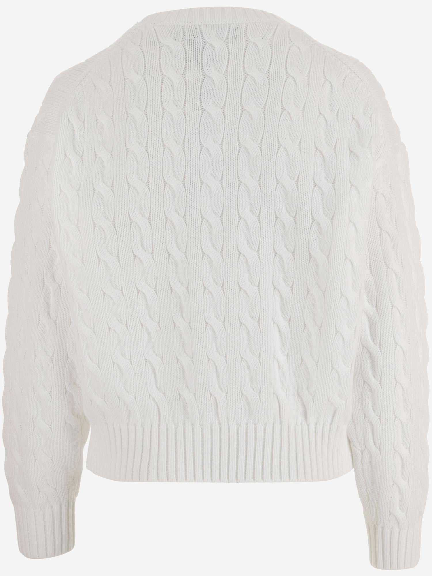 Maglione in cotone con logo 211A96245 003 POLO RALPH LAUREN 