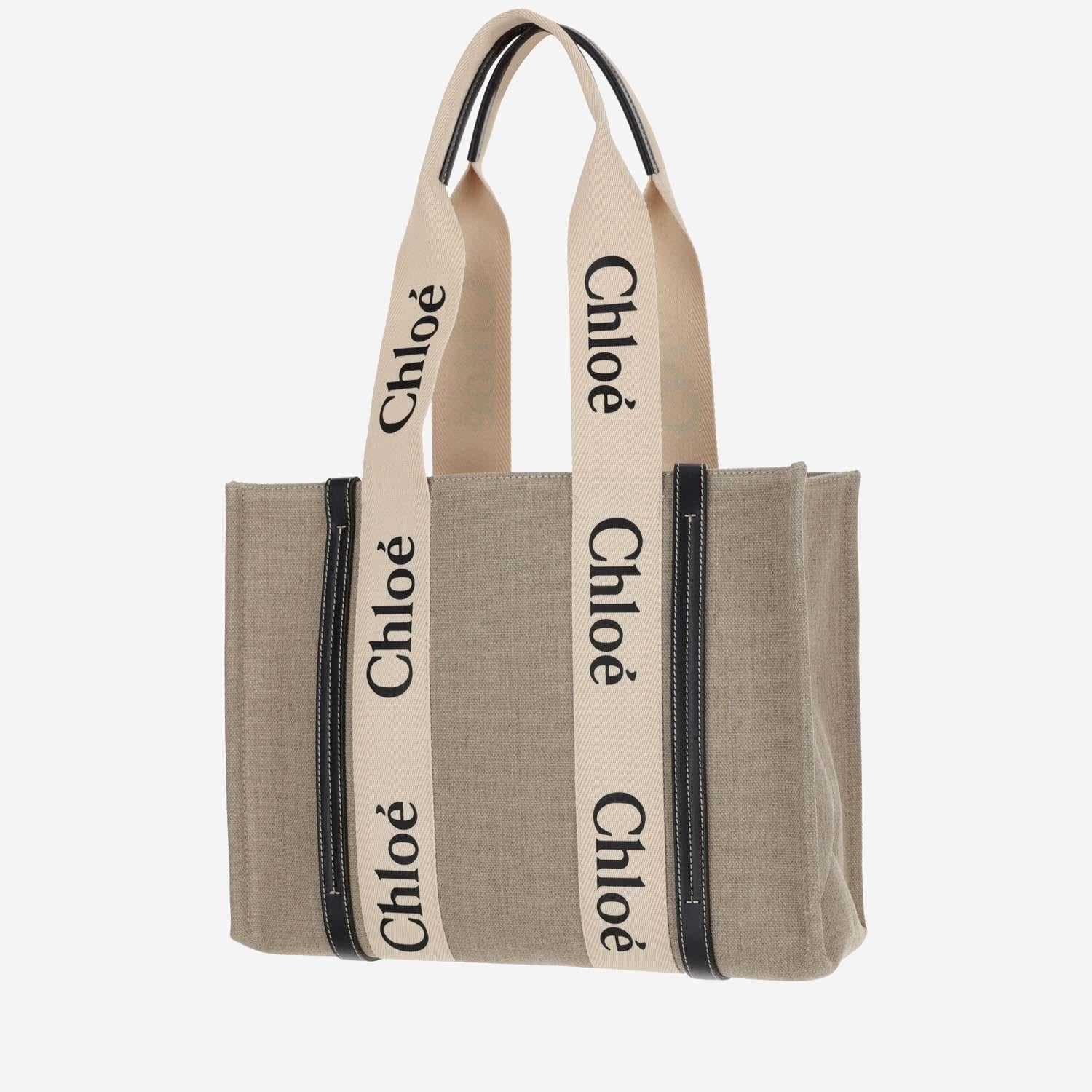 BORSA TOTE MEDIA WOODY CHC22AS383I26 91J CHLOE 