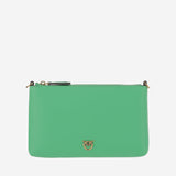 POCHETTE IN PELLE CON LOGO 104277 A0F1U59Q PINKO 