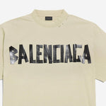 T-SHIRT CON LOGO LETTERING IN COTONE 764235 TSVK19501 BALENCIAGA 