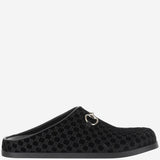 Mules in viscosa e cupro con Morsetto 837130 FAEUF1000 GUCCI 