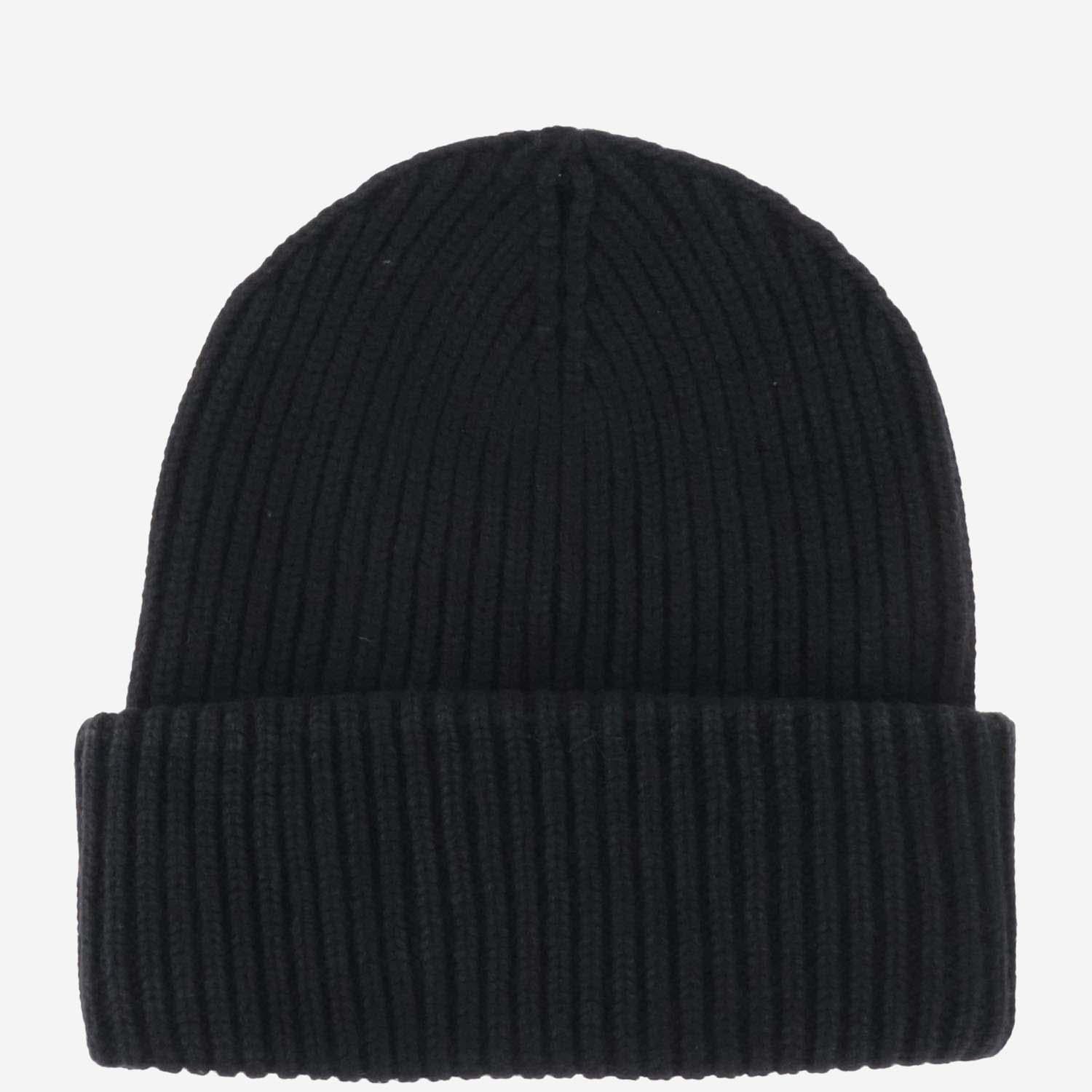 BEANIE IN MISTO LANA CON LOGO BRR0002 00807E MC2 SAINT BARTH 