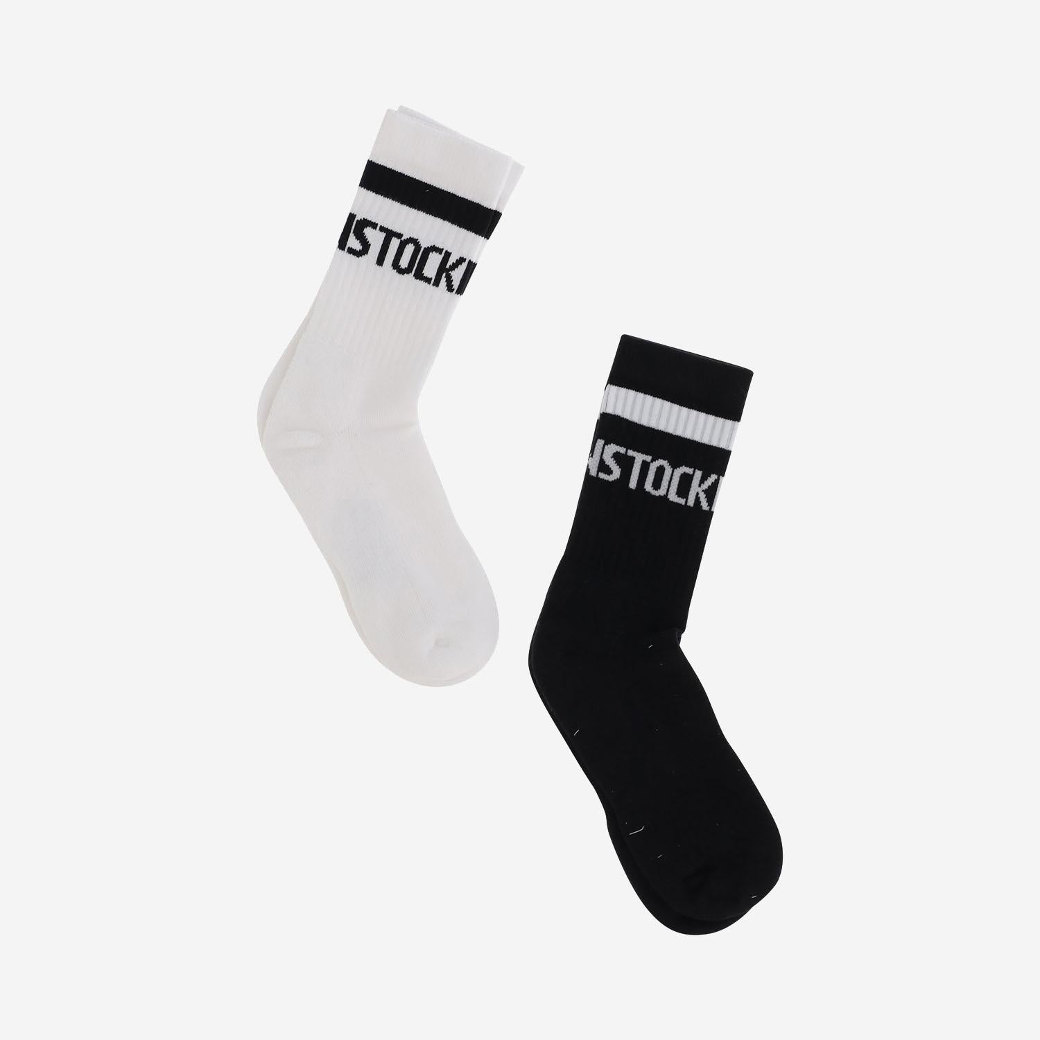 Calzini con logo lettering 1030803 BLACKWHITE BIRKENSTOCK 