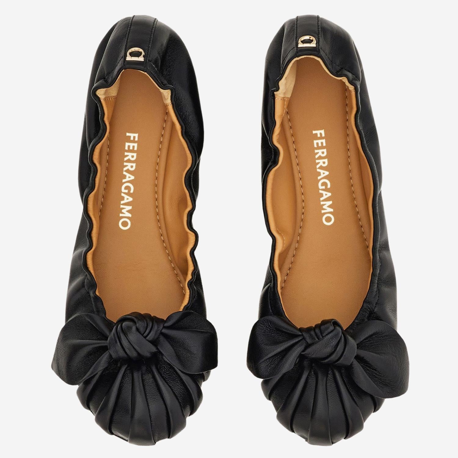 BALLERINE IN NAPPA CON FIOCCO 01L120 001 SALVATORE FERRAGAMO 