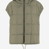 GILET COZY ARCO IN NYLON COZY ARCO VEST MICROOLIVEGREEN IENKI IENKI 
