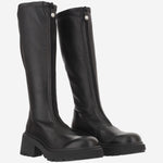 STIVALI IN PELLE LUNEKBFLAT SRNBLACK JIMMY CHOO 