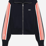 Giacca logata in viscosa JAPW028B KNITBLUE AUTRY 