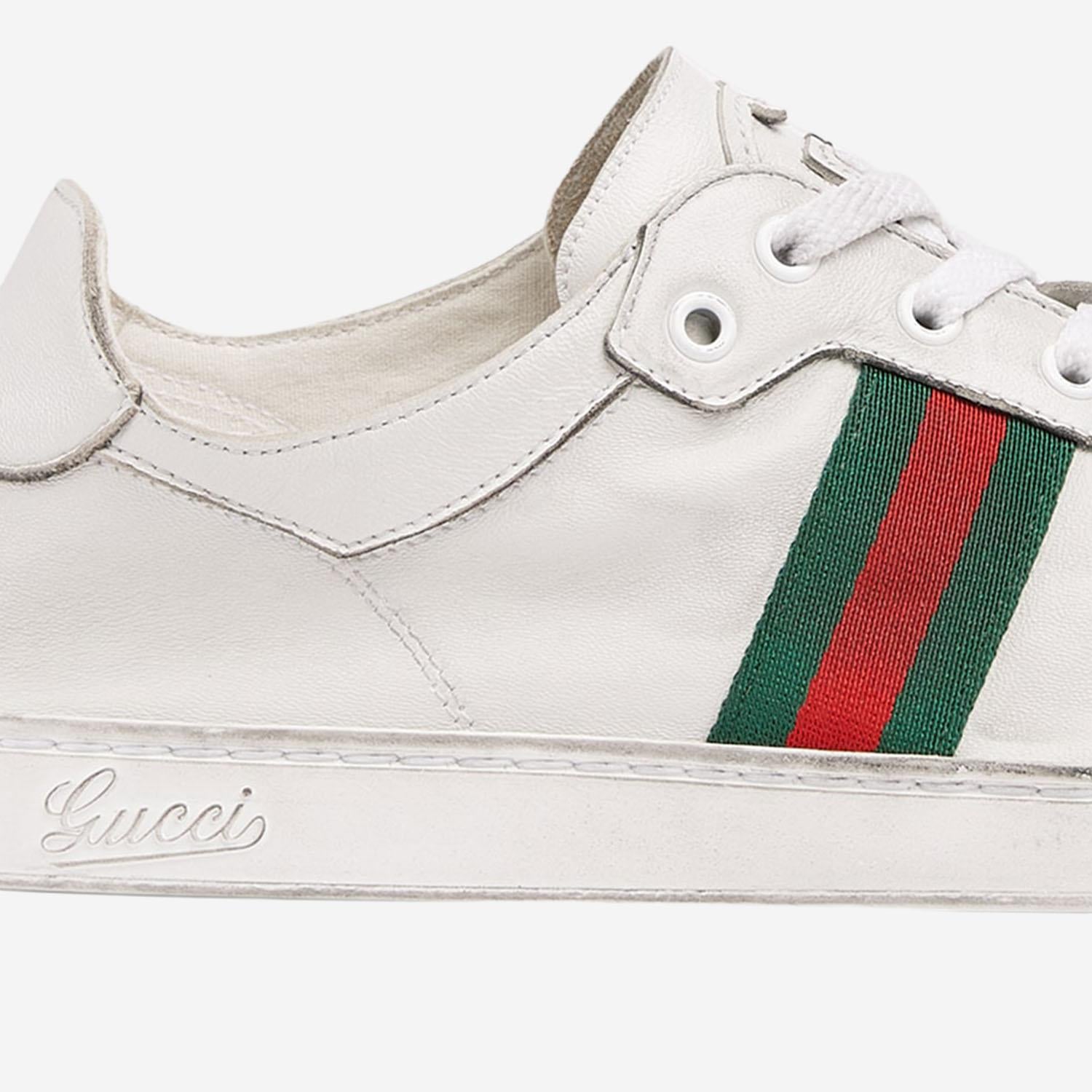 SNEAKERS STRETCH IN PELLE 864140 AAGFF9099 GUCCI 