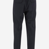 Pantaloni sartoriali in gabardine di misto lana 2A00018 597FV77D MONCLER 
