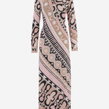 ABITO LUNGO IN VISCOSA STRETCH 6HJI656H887 063 EMILIO PUCCI 