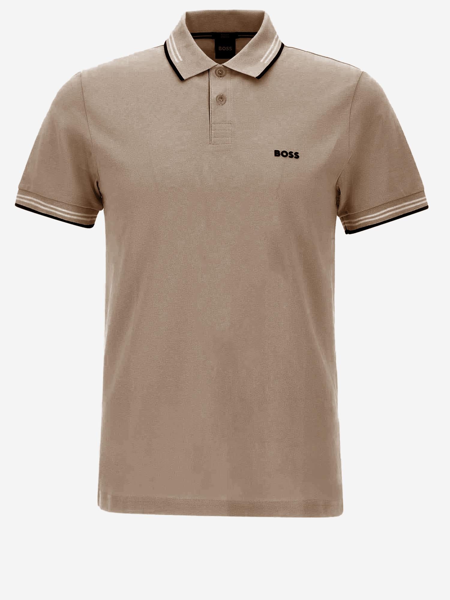 Polo in cotone stretch con logo 50506193 336 HUGO BOSS 