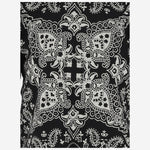 T-SHIRT NIAMEY STAMPA BANDANA IN COTONE 104604 A2CYZDI PINKO 