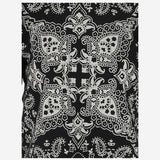 T-SHIRT NIAMEY STAMPA BANDANA IN COTONE 104604 A2CYZDI PINKO 