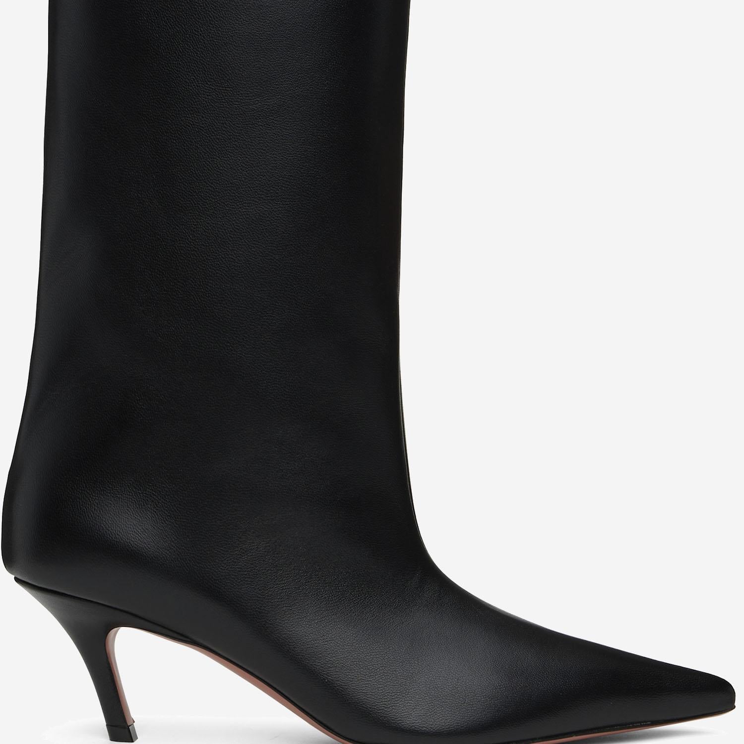 Stivali Fiona in nappa FIONABOOT BLACK AMINA MUADDI 