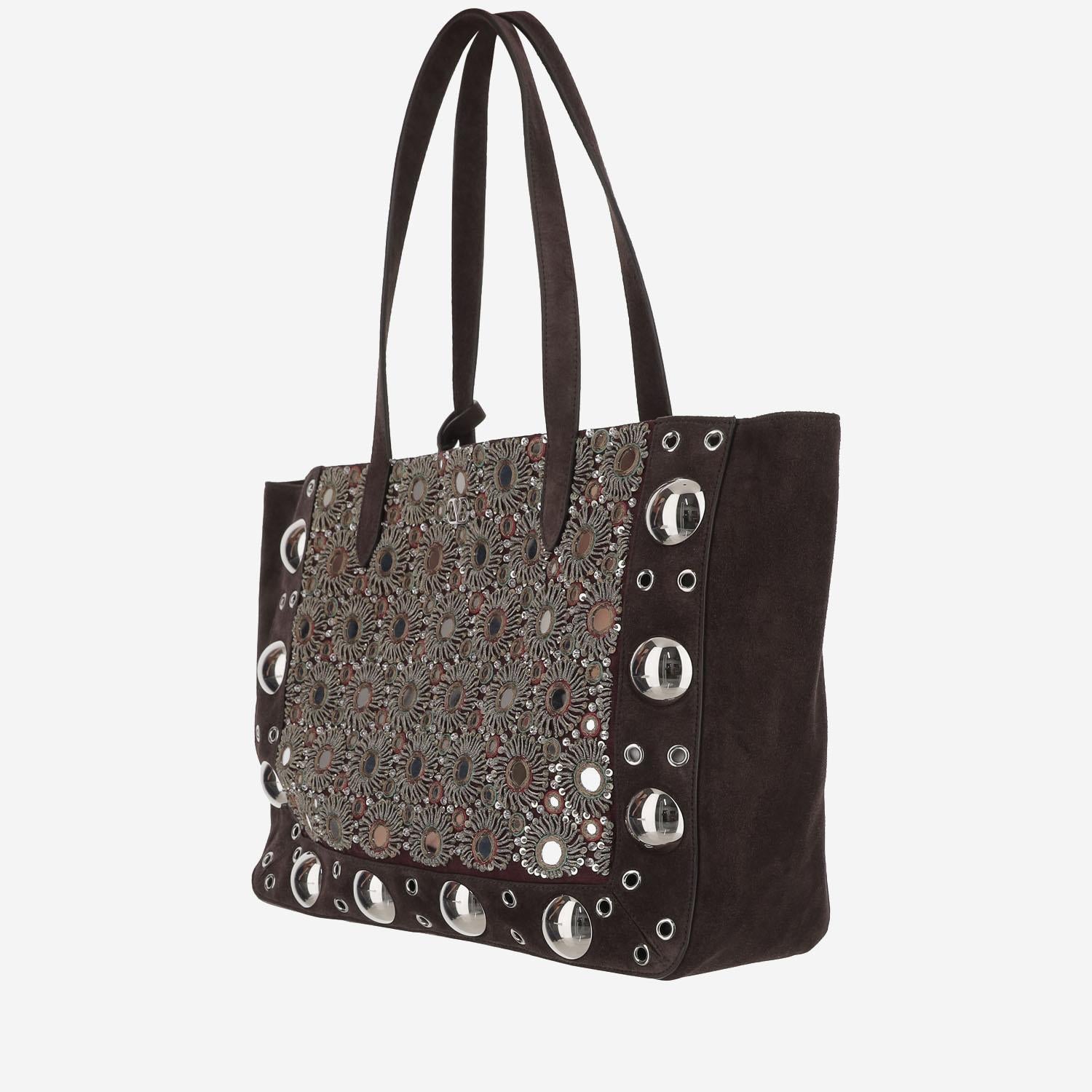 Borsa Shopping Valentino Garavani Nellcôte Ricamata 7W2B0R79 TAARCB VALENTINO GARAVANI 