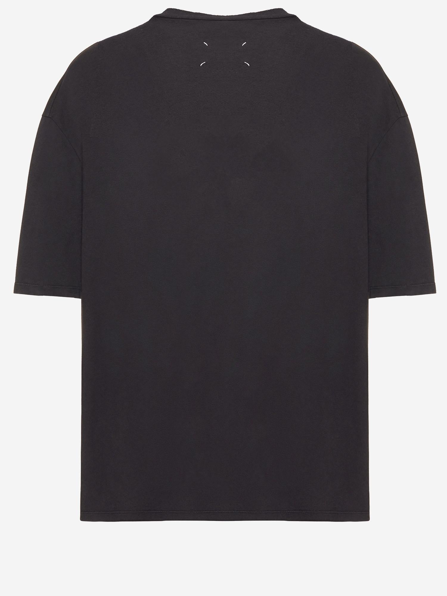 T-SHIRT IN COTONE CON STAMPA S67GC0042 S24575973 MAISON MARGIELA 