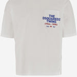 T-SHIRT IN COTONE CON LOGO S74GD1407 S23009100 DSQUARED2 