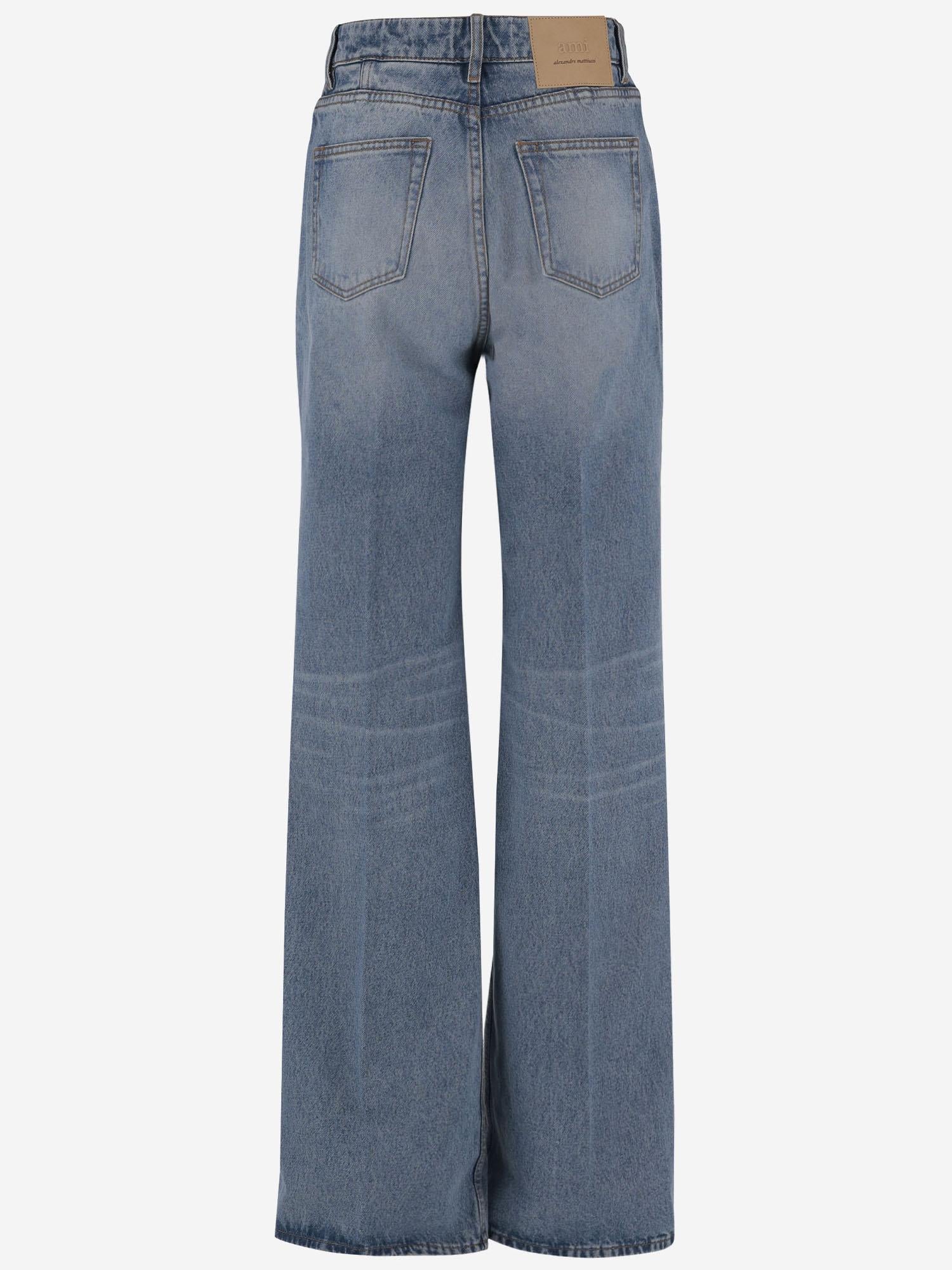 JEANS SVASATI IN COTONE FTR420DE0046 480 AMI 