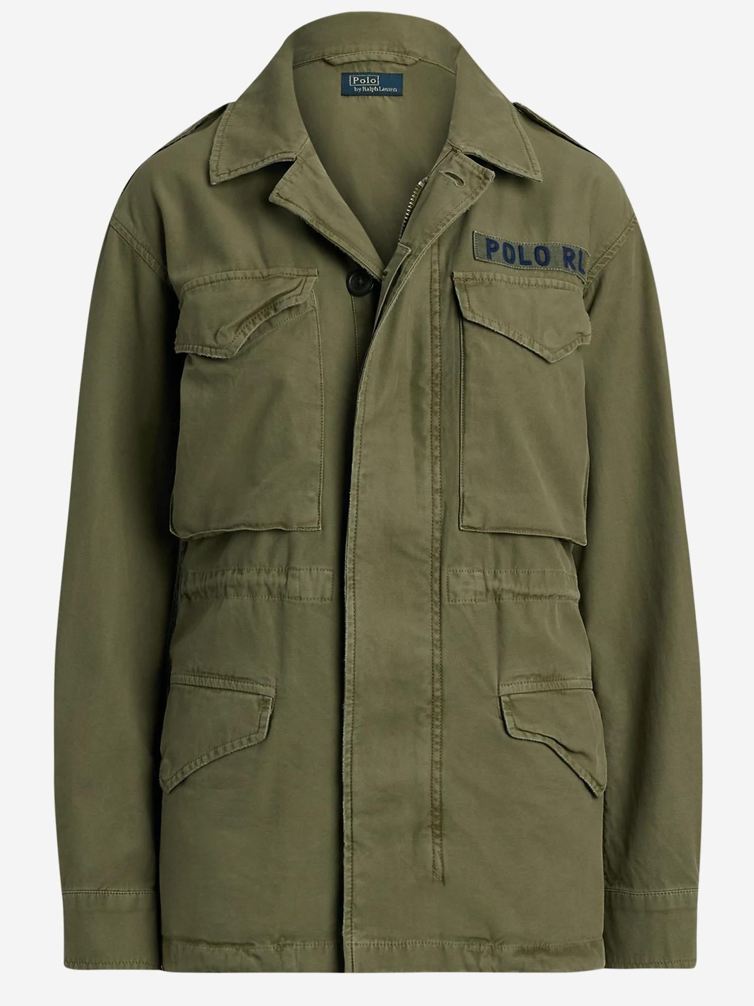 GIACCA MILITARE IN COTONE CON LOGO 211941066 001 POLO RALPH LAUREN 