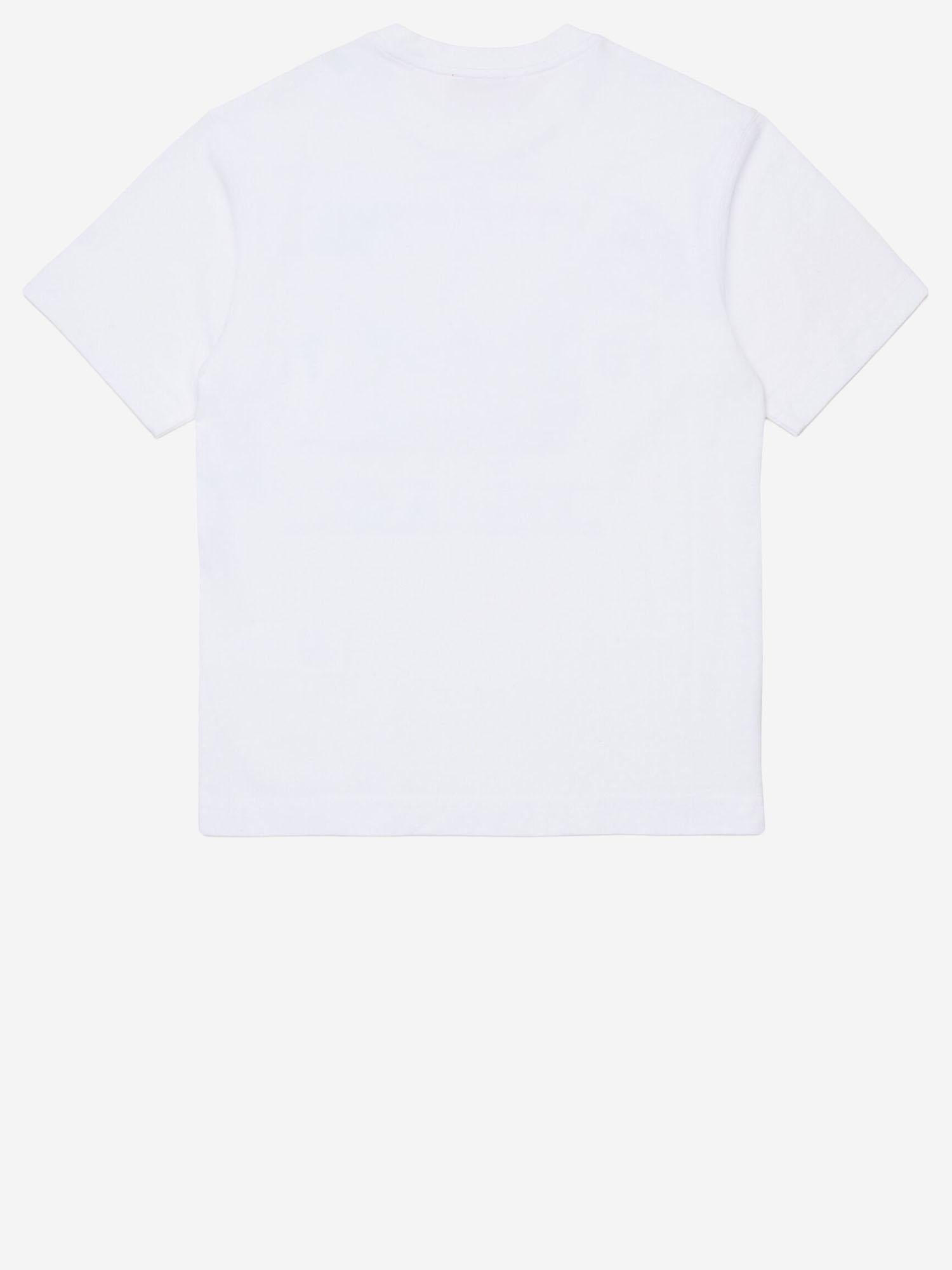 T-SHIRT TVALE OVER IN COTONE J02601 00YI9K100 DIESEL KIDS 