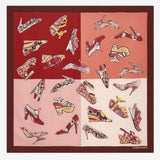FOULARD IN SETA CON STAMPA GENIO 310231 002 SALVATORE FERRAGAMO 