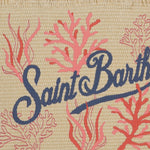 BORSA IN MISTO COTONE CON RICAMO CORALLO E LOGO VANI021 09064L MC2 SAINT BARTH 