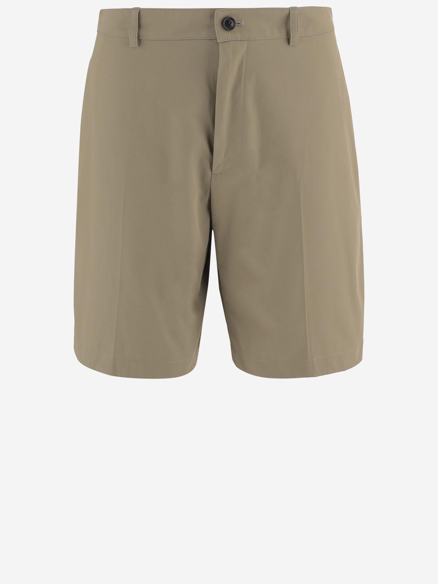 PANTALONI CORTI IN COTONE 8123811 SPARROWBEIGE BURBERRY 