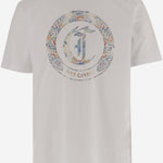 T-SHIRT IN COTONE CON STAMPA 80OAHE01 CJ110003 JUST CAVALLI 