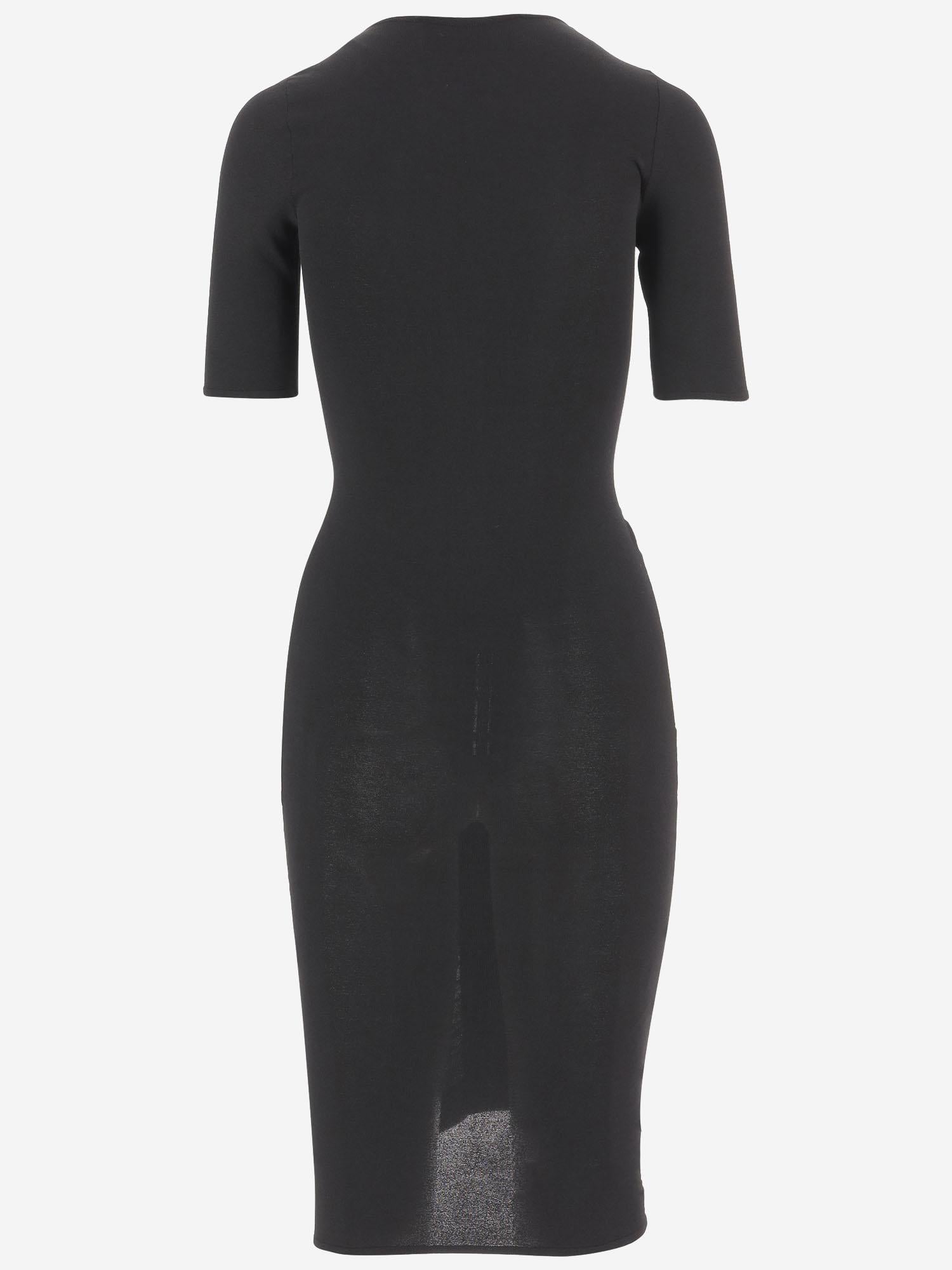 ABITO IN VISCOSA CON FIOCCO 8B0KD15L A8N0NO VALENTINO 