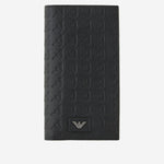 PORTAFOGLIO CON LOGO GOFFRATO IN PELLE EM001742 AF14774UC001 EMPORIO ARMANI 