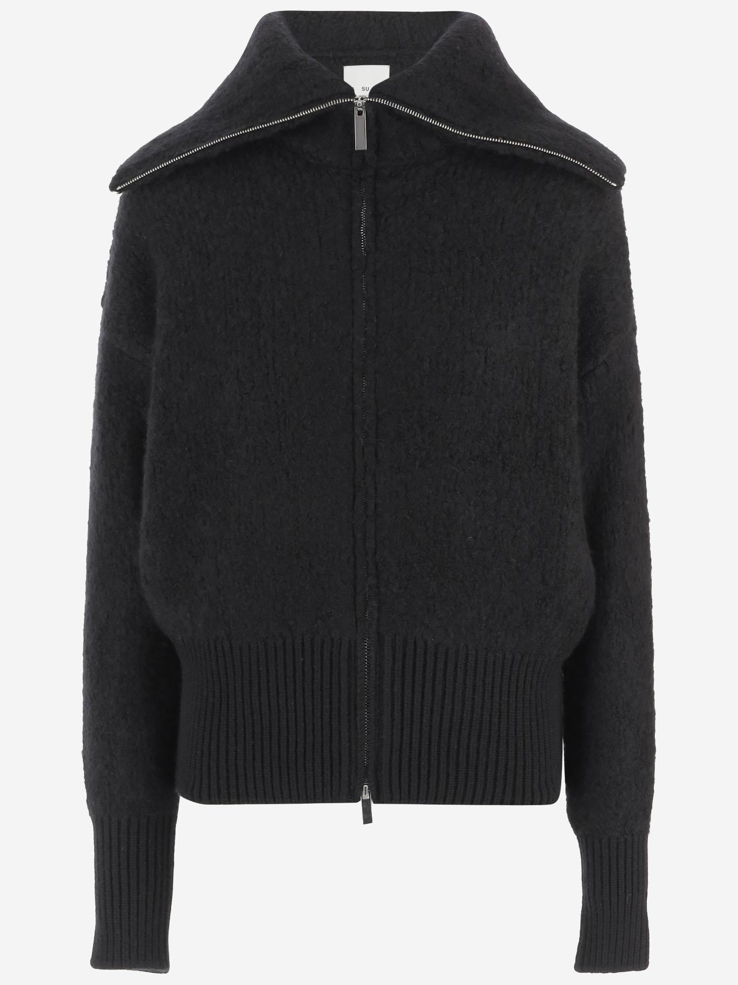 GIUBBOTTO TEDDY IN MISTO CASHMERE W25704 0900 SASUPHI 