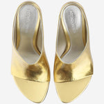 SANDALO IN PELLE CON TACCO 827720 V5FO08265 BOTTEGA VENETA 