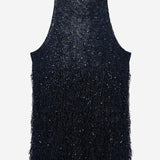 TOP IN JERSEY LUREX CON FRANGE GW003312 AF25439FB055 GIORGIO ARMANI 