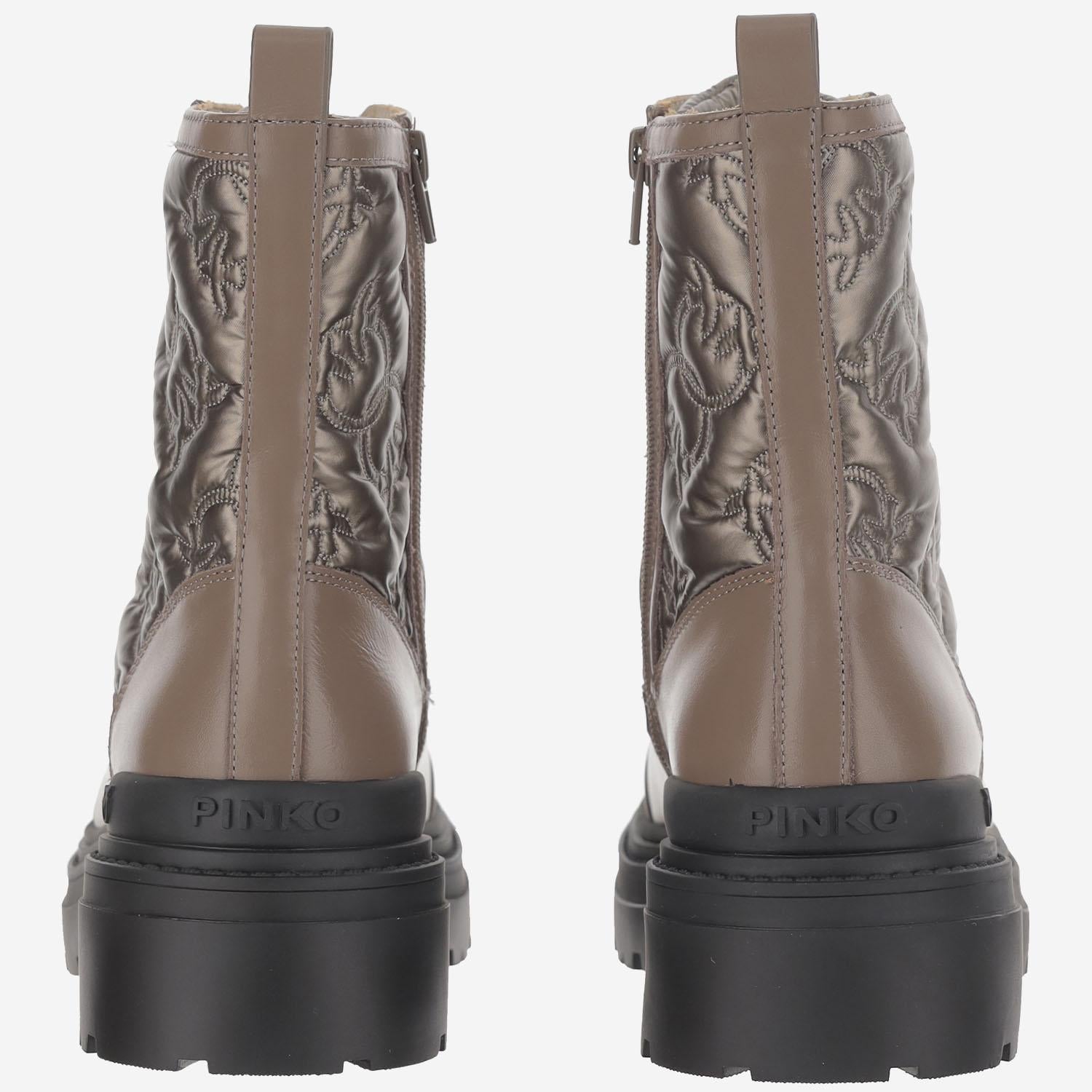 STIVALETTI TRAPUNTATI MIA 25 IN PELLE SD0401 T047L15 PINKO 