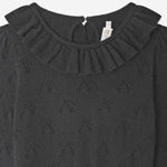 ABITO MISTO LANA CON COLLETTO ARRICCIATO W05GDRK00001 099 BONPOINT KIDS 