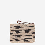 POCHETTE IN RAFIA NATURALE AMPYZEBRA EXCLU IBELIV 