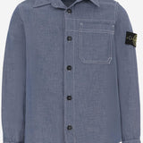 CAMICIA IN DENIM DI COTONE 1100002 S0310V0040 STONE ISLAND KIDS 