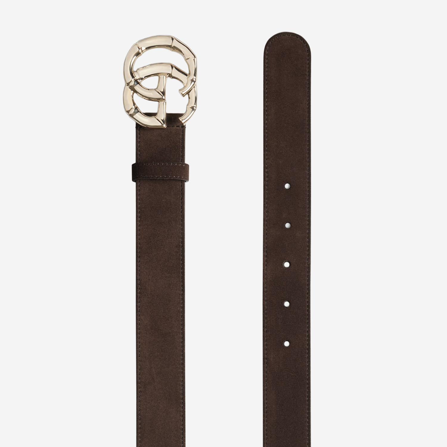 CINTURA GG MARMONT in Suede 847228 CA00G2019 GUCCI 