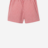 PANTALONI CORTI IN COTONE A QUADRETTI 848699 XWA7X6312 GUCCI KIDS 