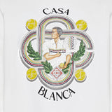 FELPA IN COTONE CON STAMPA LOGO UMF23JTP001 01 CASABLANCA 
