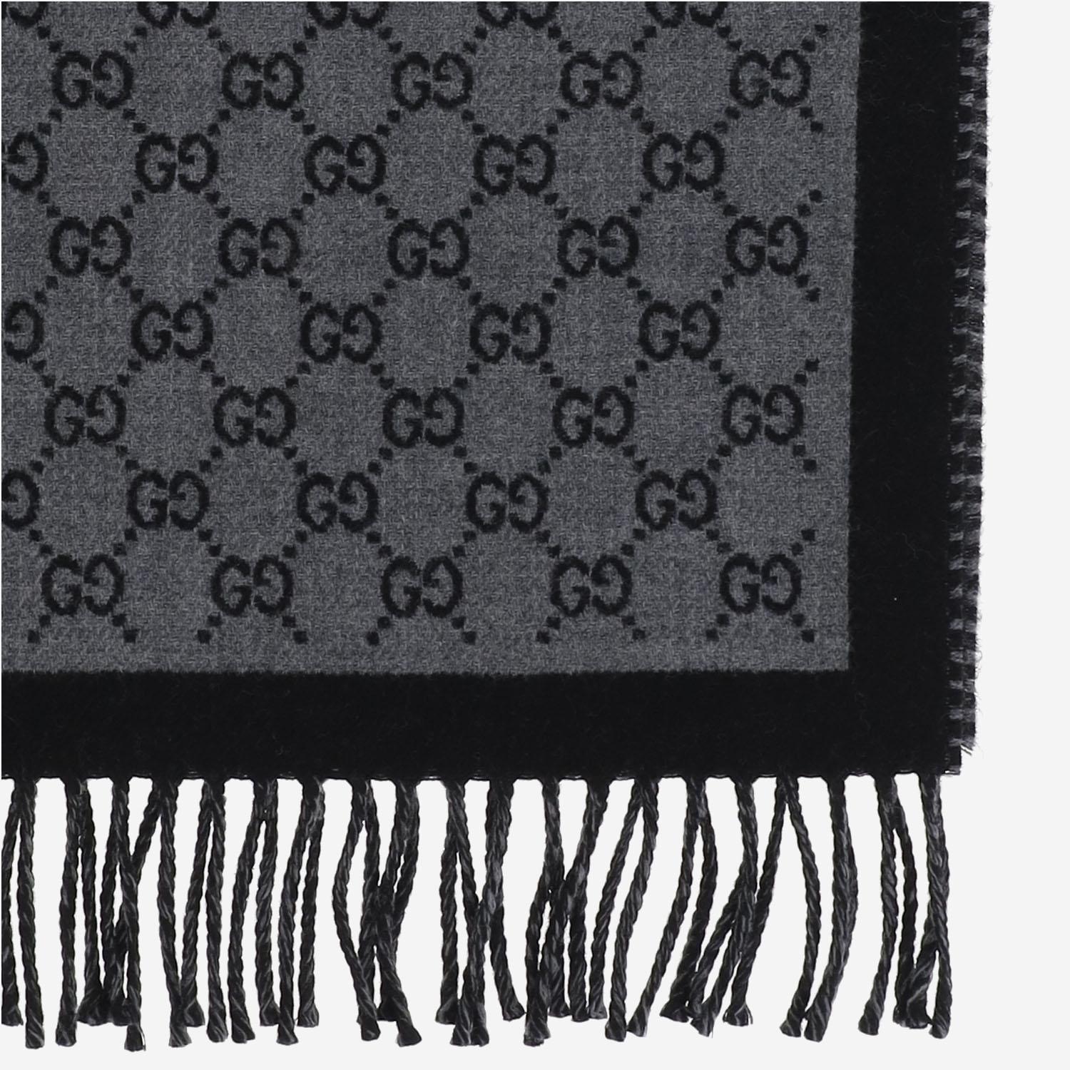 Sciarpa in jacquard di lana GG 835534 4G2001360 GUCCI 