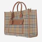 Tote Freya media 8109792 VNTG CHK/BRIAR BROWN BURBERRY 