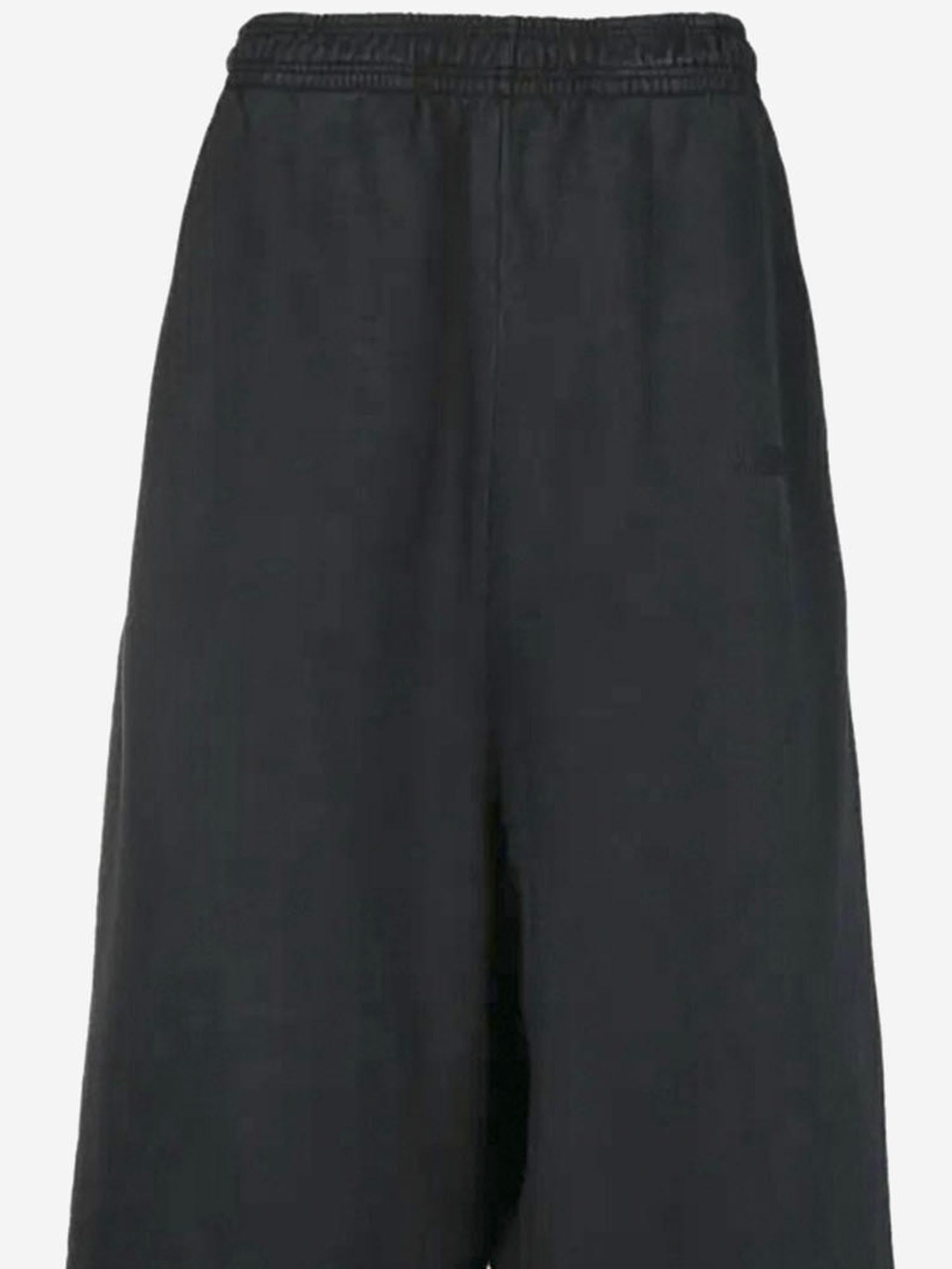 PANTALON IN MISTO COTONE UE54SP240B BLACK VETEMENTS 