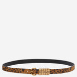 CINTURA IN PELLE SCAMOSCIATA CON LOGO 106406 A32AM35Q PINKO 